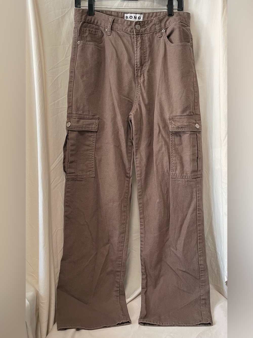 S.O.N.G. Men's Cargo Pants in Taupe Brown
